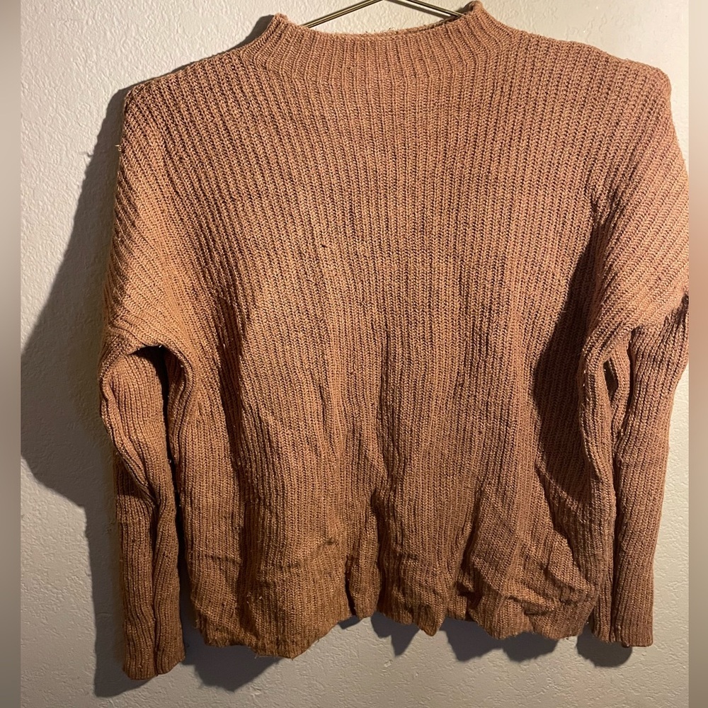 Forever, 21 small brown crop top sweater-NWT